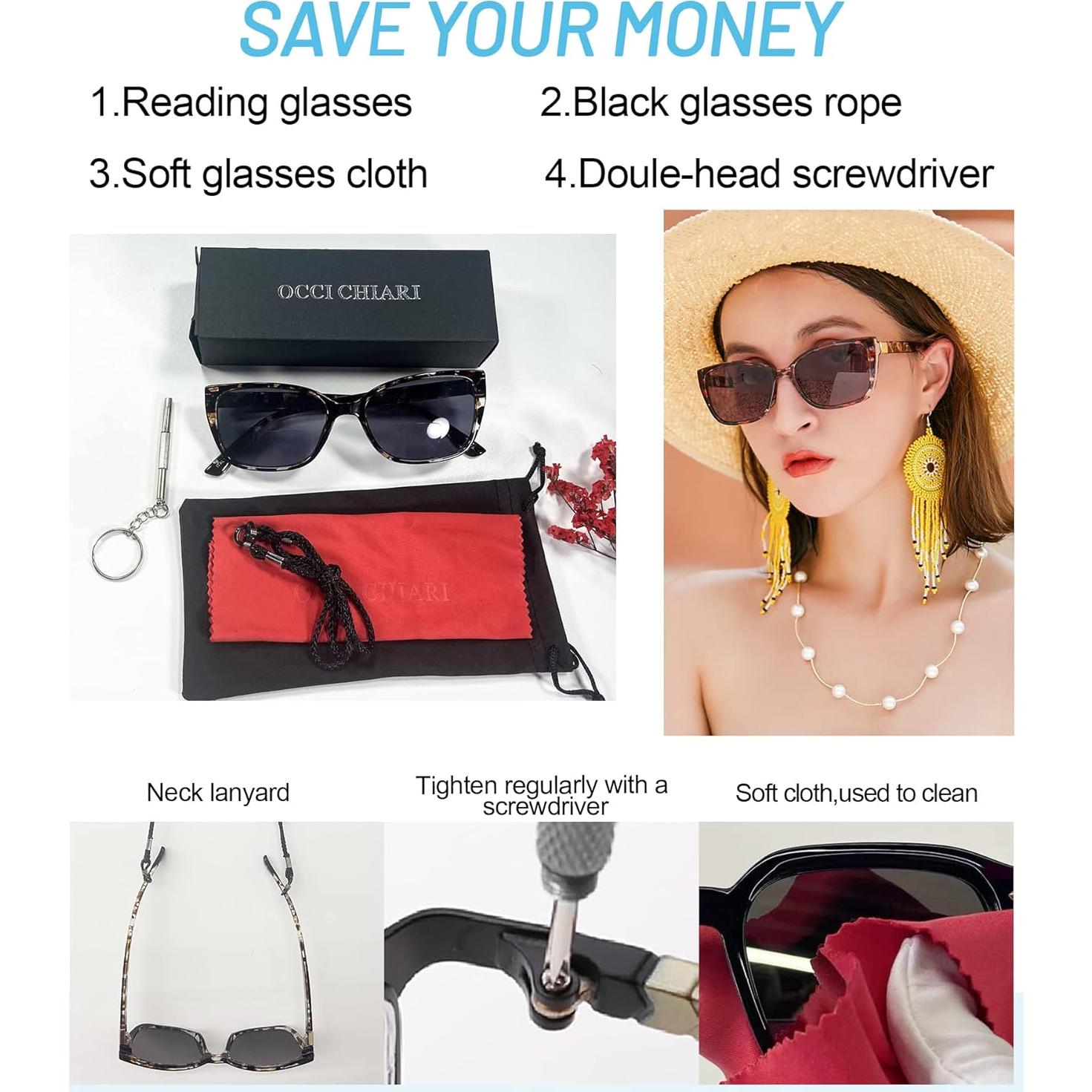 Gafas de Sol Bifocales OCCI CHIARI UV400 para Lectura