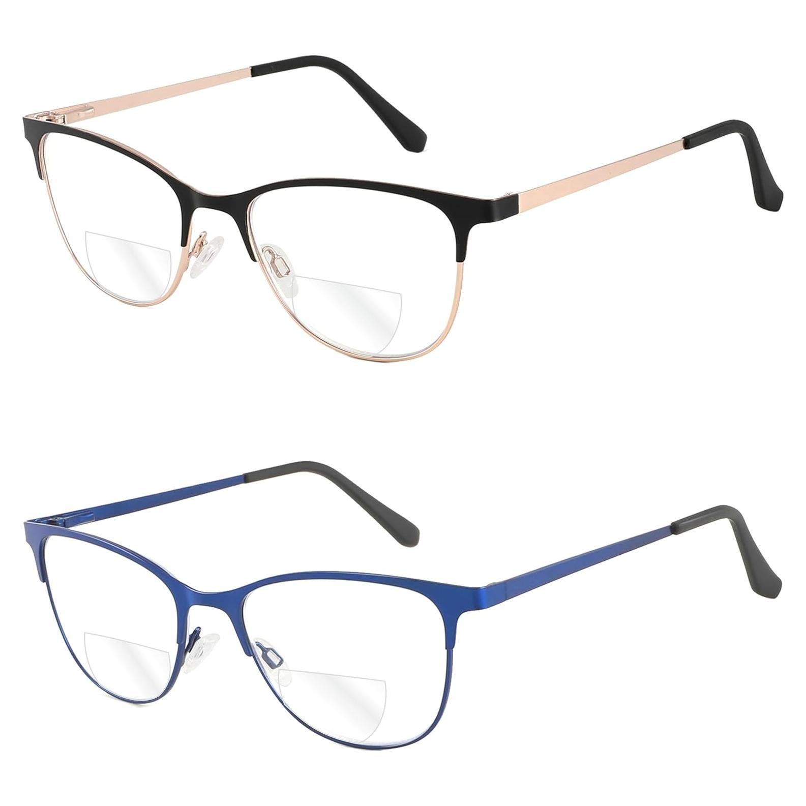 Gafas de lectura bifocales Jcuangr para mujeres - Ojo de gato