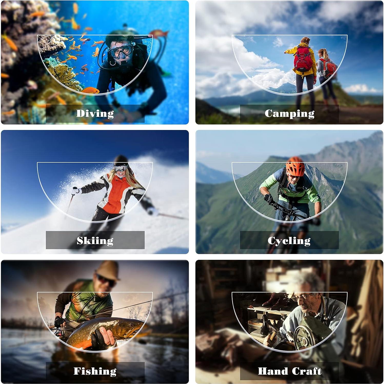 Lentes Bifocales Adhesivos Stick-On 2.0x para Gafas