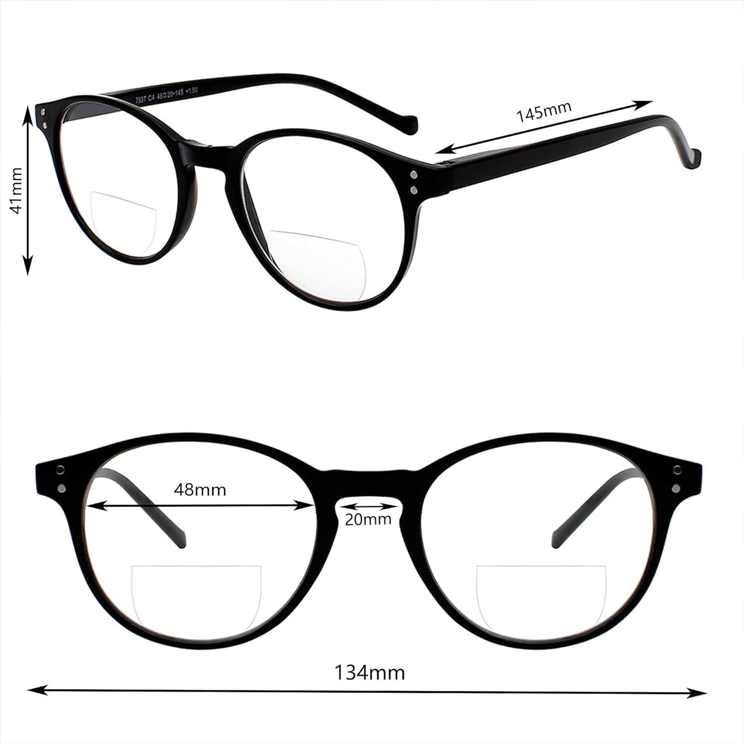Gafas de lectura bifocal Yogo Vision 4 colores 1.25x unisex