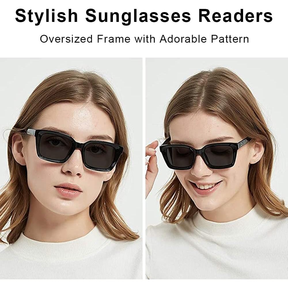 Gafas de Sol Lectoras UV400 para Mujeres 3.0 Cuadradas