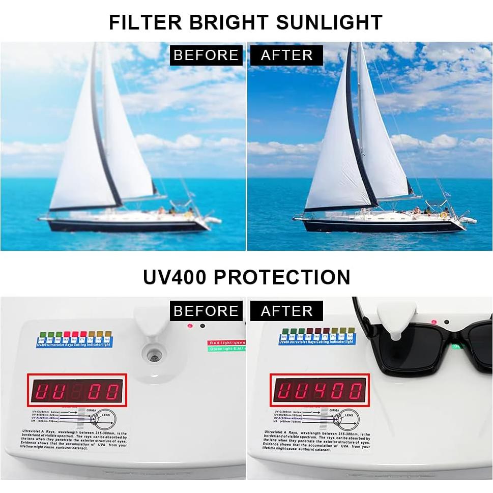 Gafas de Sol Lectoras UV400 para Mujeres 3.0 Cuadradas