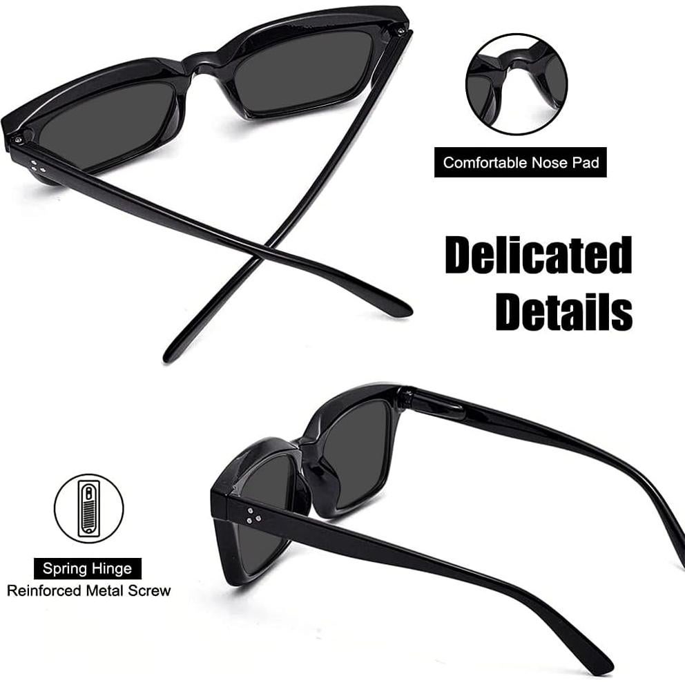 Gafas de Sol Lectoras UV400 para Mujeres 3.0 Cuadradas