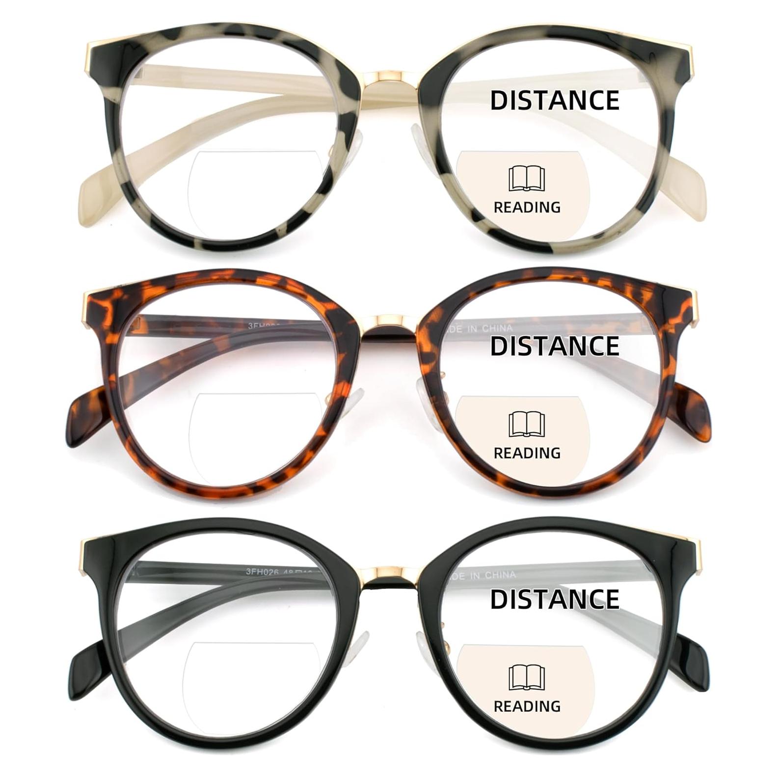 Paquete de 3 Gafas Bifocales ZOOXSKY +2.75 Luz Azul