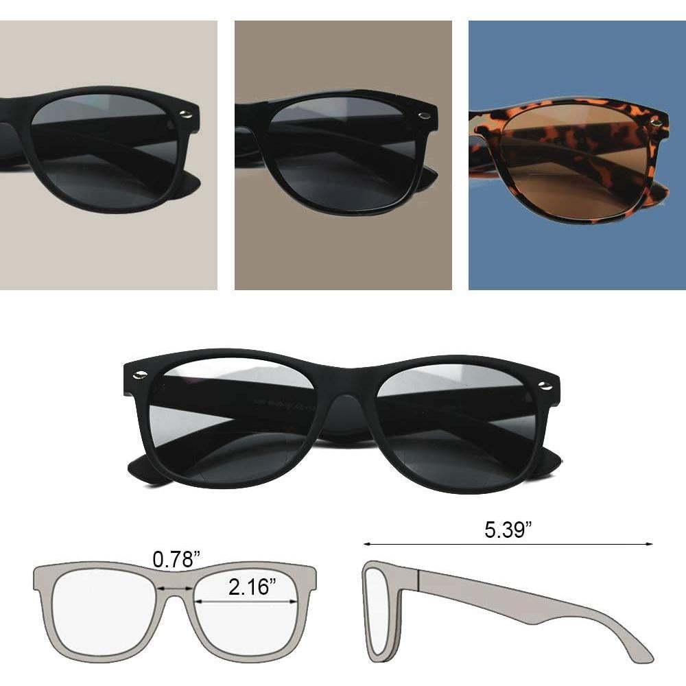 Gafas de sol bifocales Yogo Vision unisex 1.25 UV400