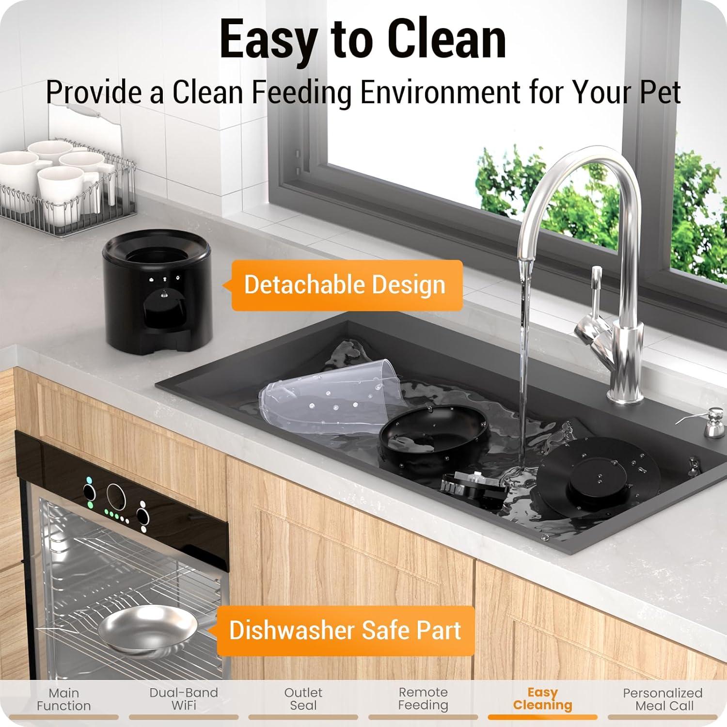 Comedero Automático Frienhund 5L WiFi para Gatos y Perros