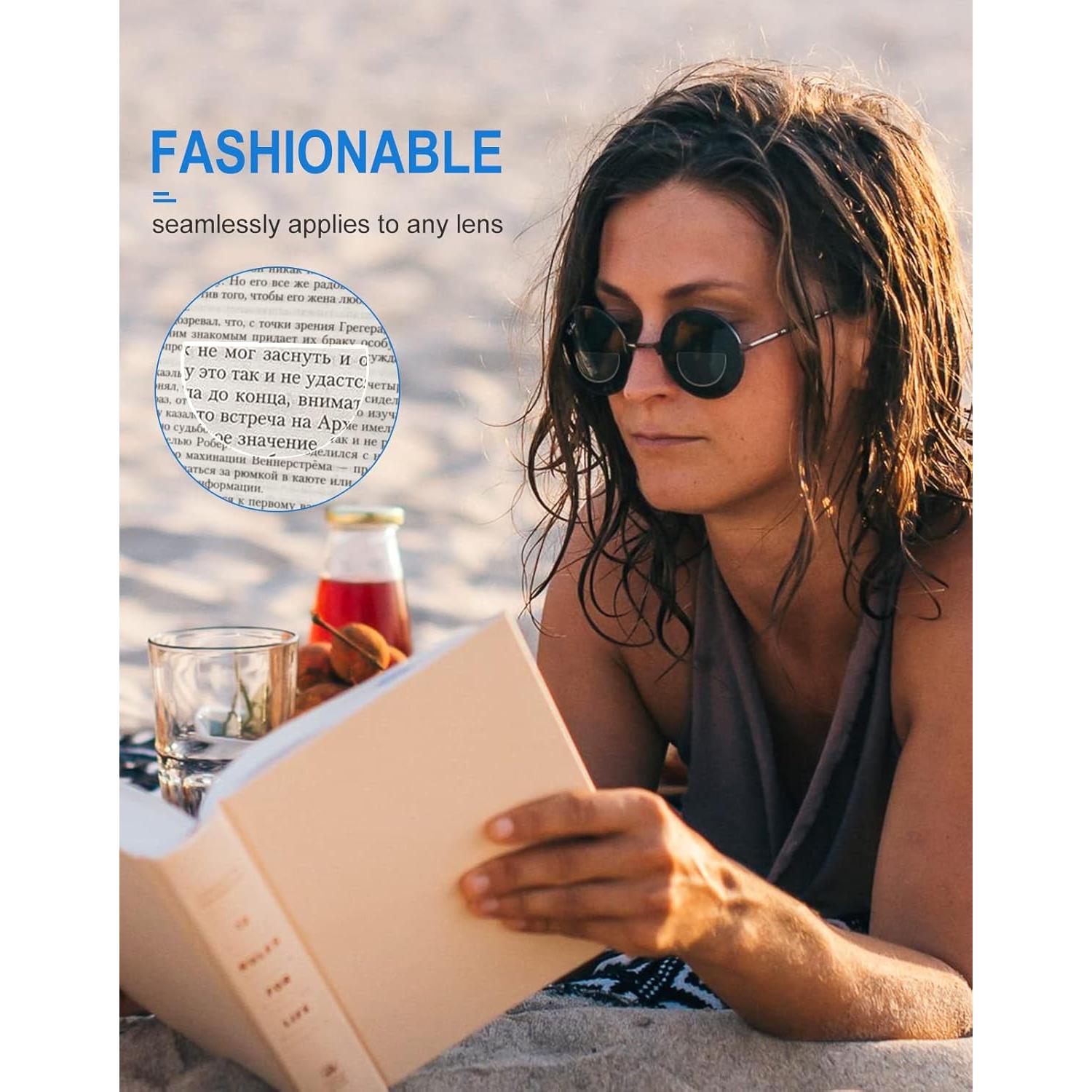 Lentes Bifocales Adhesivos OKH 2 Pares 2.5x para Gafas