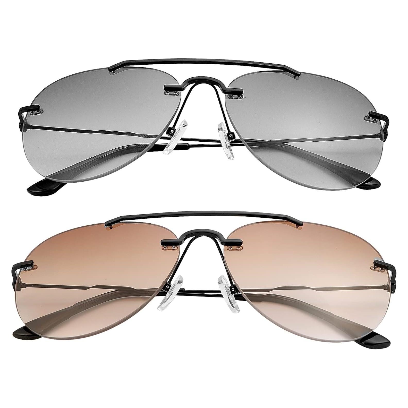 Gafas de Sol Bifocales MIRYEA 2 Pares UV400 Lectura