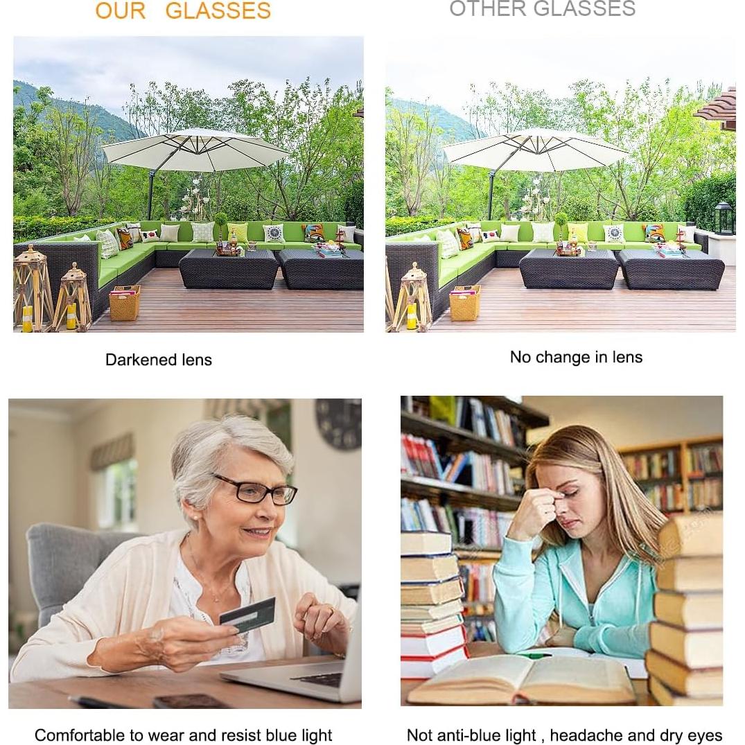 Gafas de Sol Bifocales MIRYEA 2 Pares UV400 Lectura
