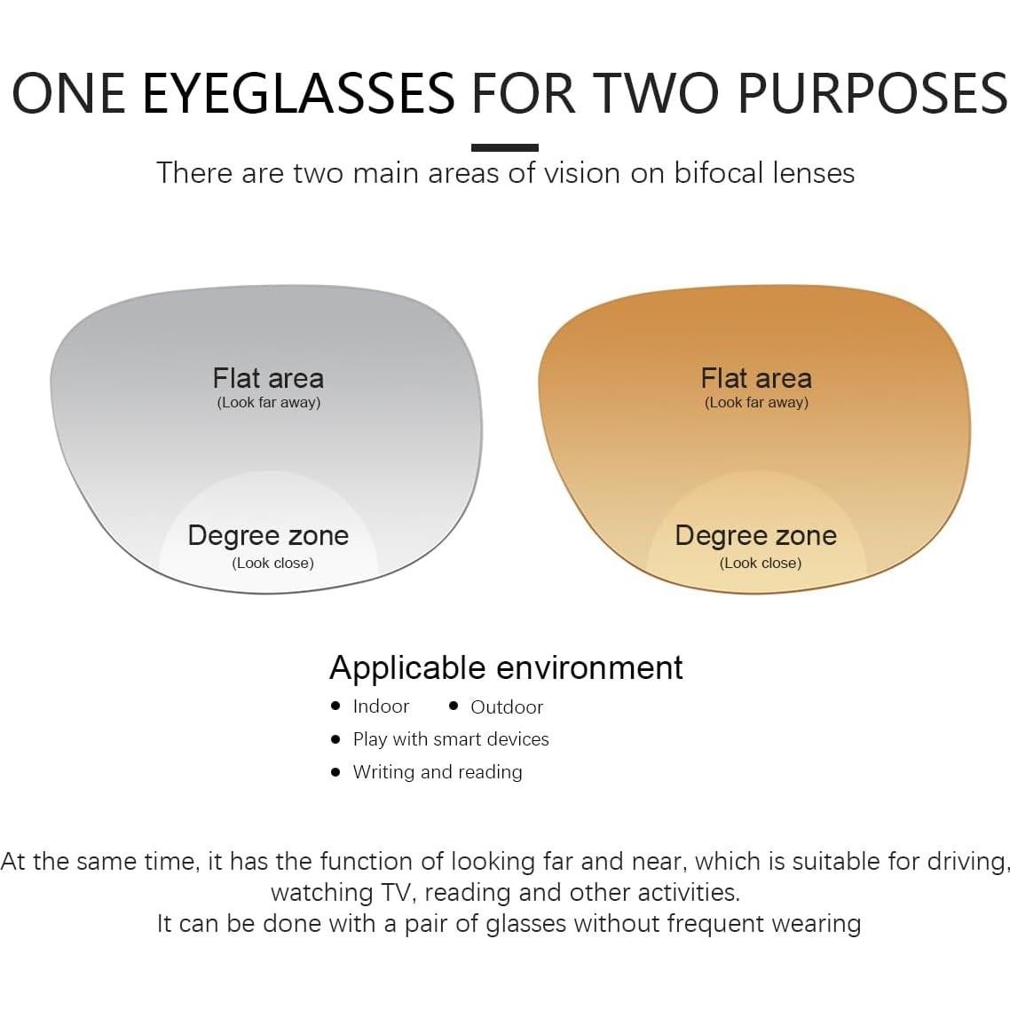 Gafas de Sol Bifocales MIRYEA 2 Pares UV400 Lectura