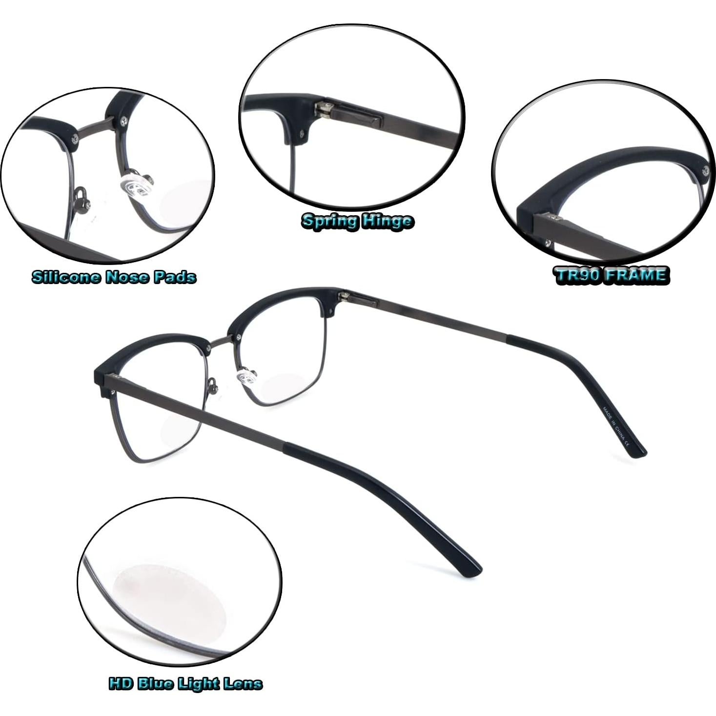 Pack 2 Gafas Bifocales con Filtro Luz Azul - 1.5x