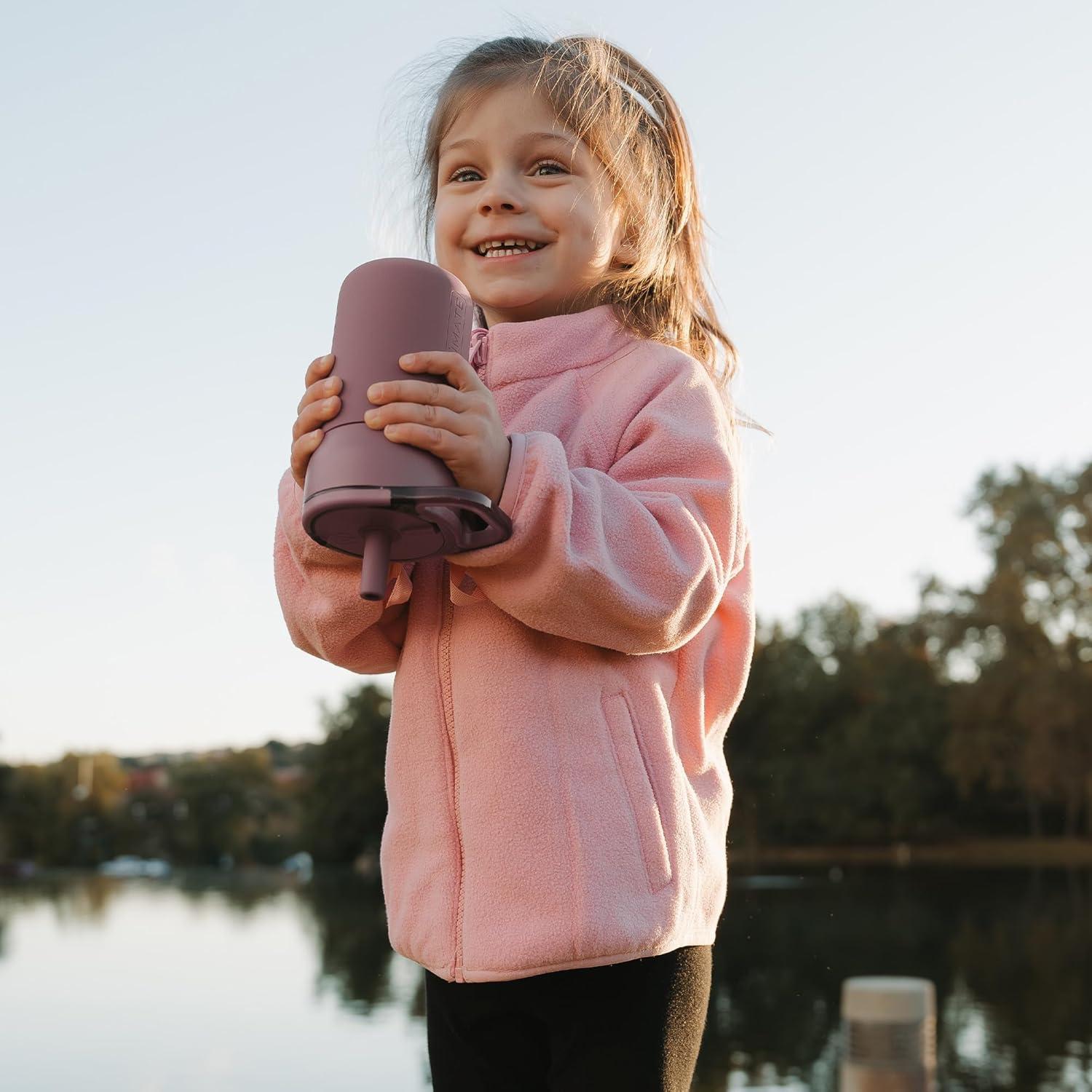 Vaso para Niños BrüMate Leap 12oz Acero Inoxidable Aurora