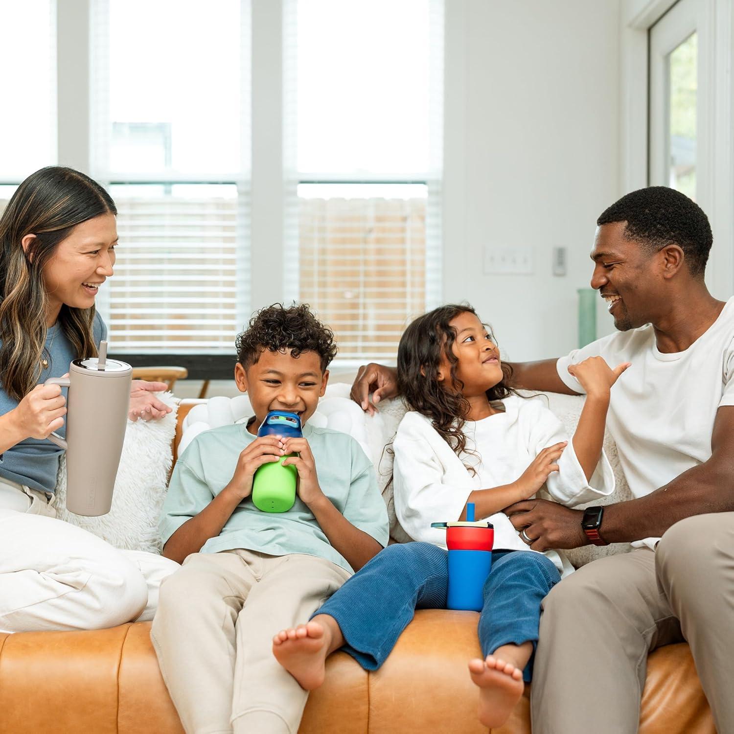 Vaso para Niños BrüMate Leap 12oz Acero Inoxidable Aurora