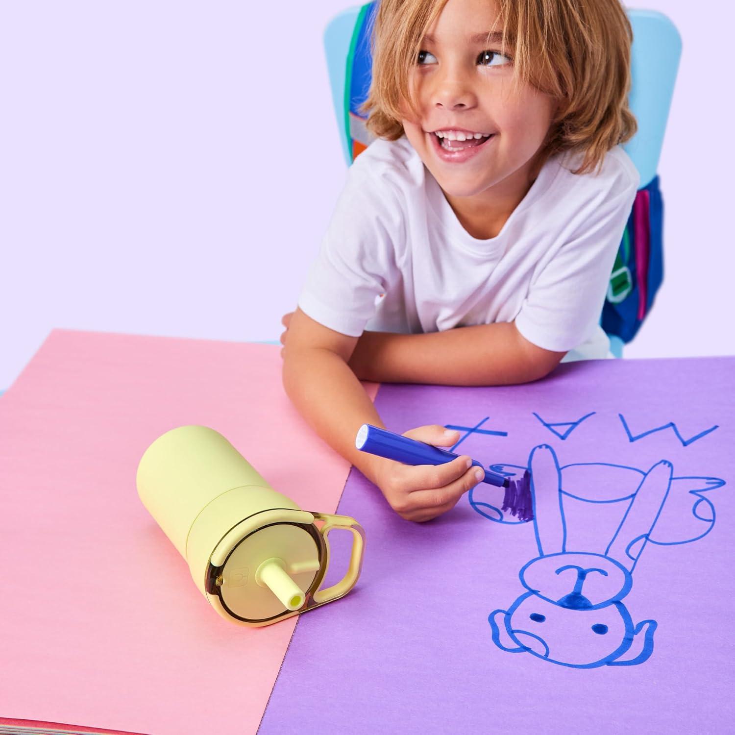 Vaso para Niños BrüMate Leap 12oz Acero Inoxidable Aurora