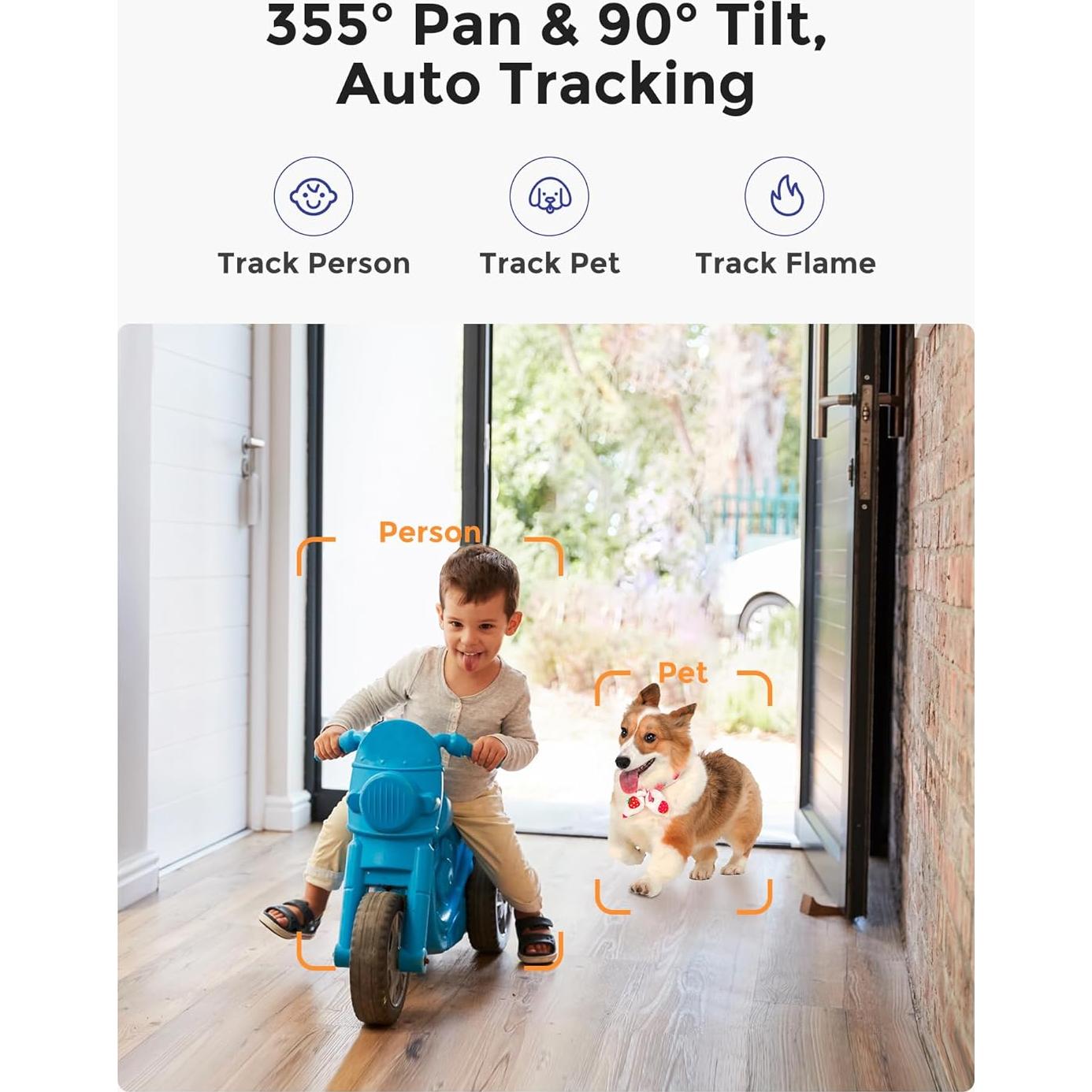 Cámara de Seguridad Hugolog 3K 5MP Interior con IA