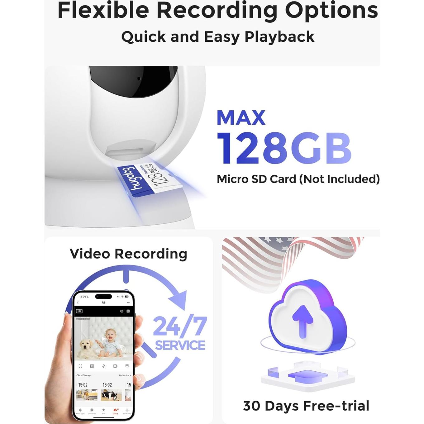 Cámara de Seguridad Hugolog 3K 5MP Interior con IA