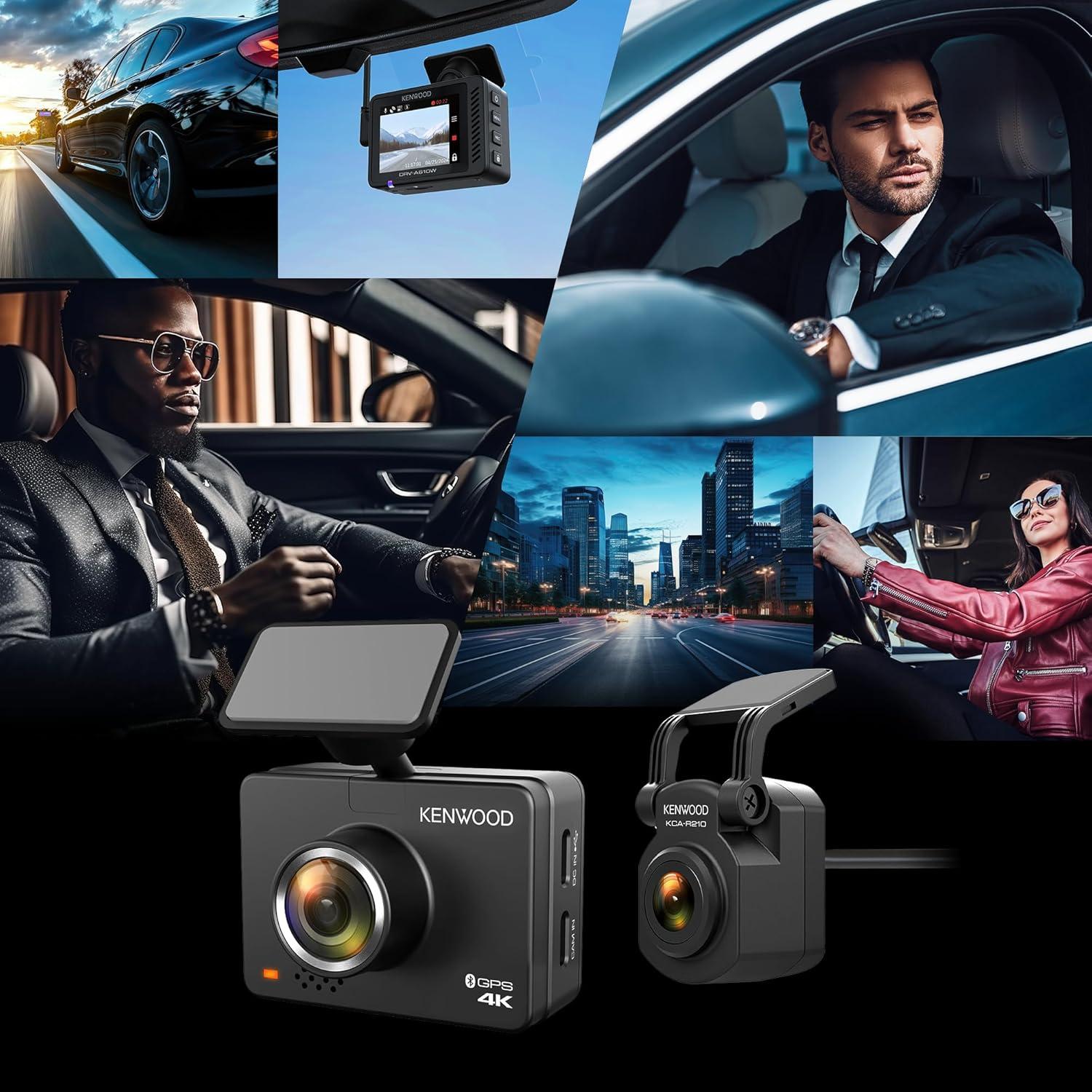 Cámara de Tablero KENWOOD DRV-A610WDP 4K/2K GPS Dual