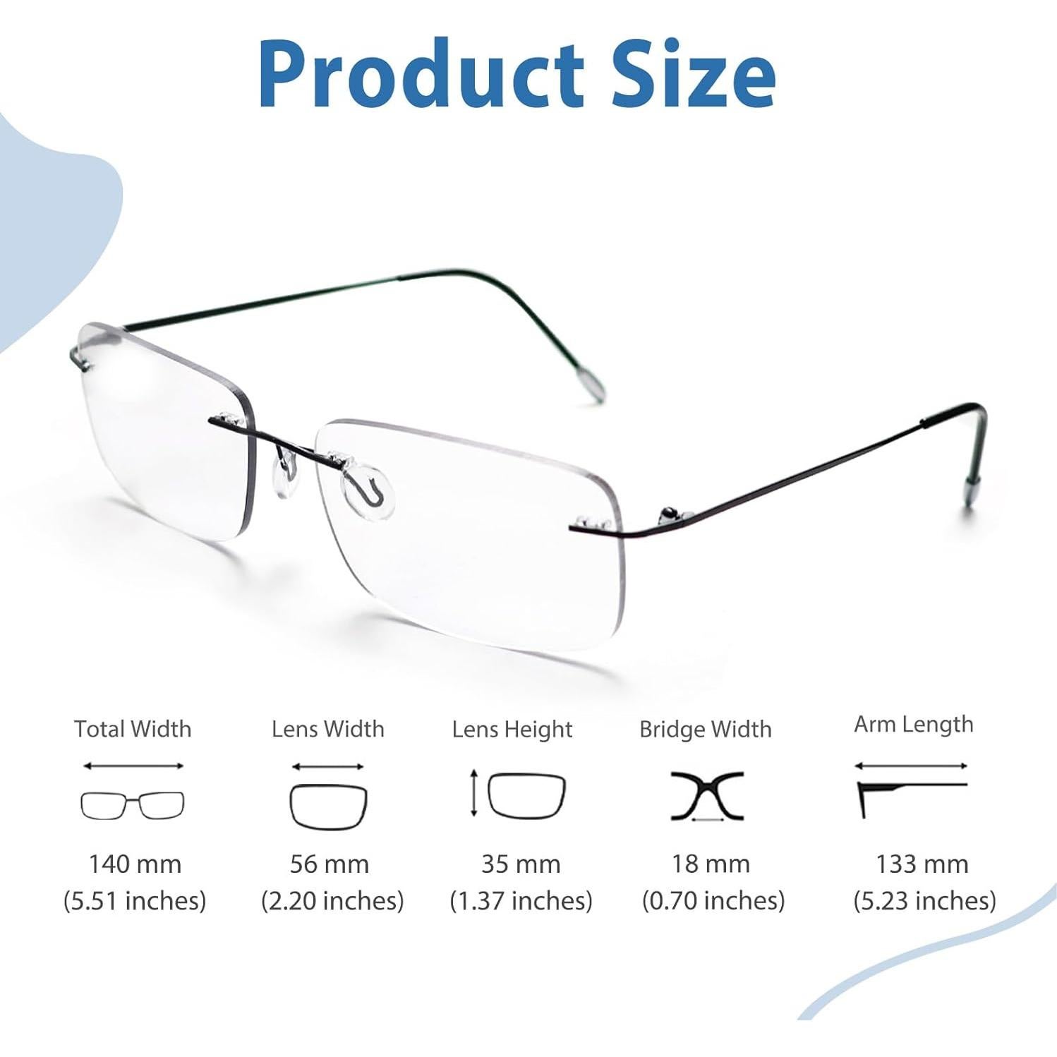 Gafas de lectura bifocales KISSOUL fotocromáticas 2.5x