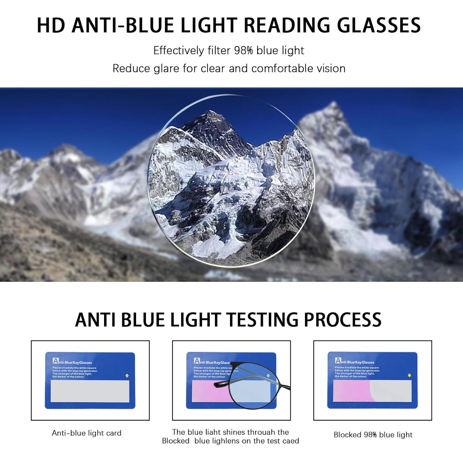 Gafas de lectura progresivas fotocromáticas UV400 para mujeres