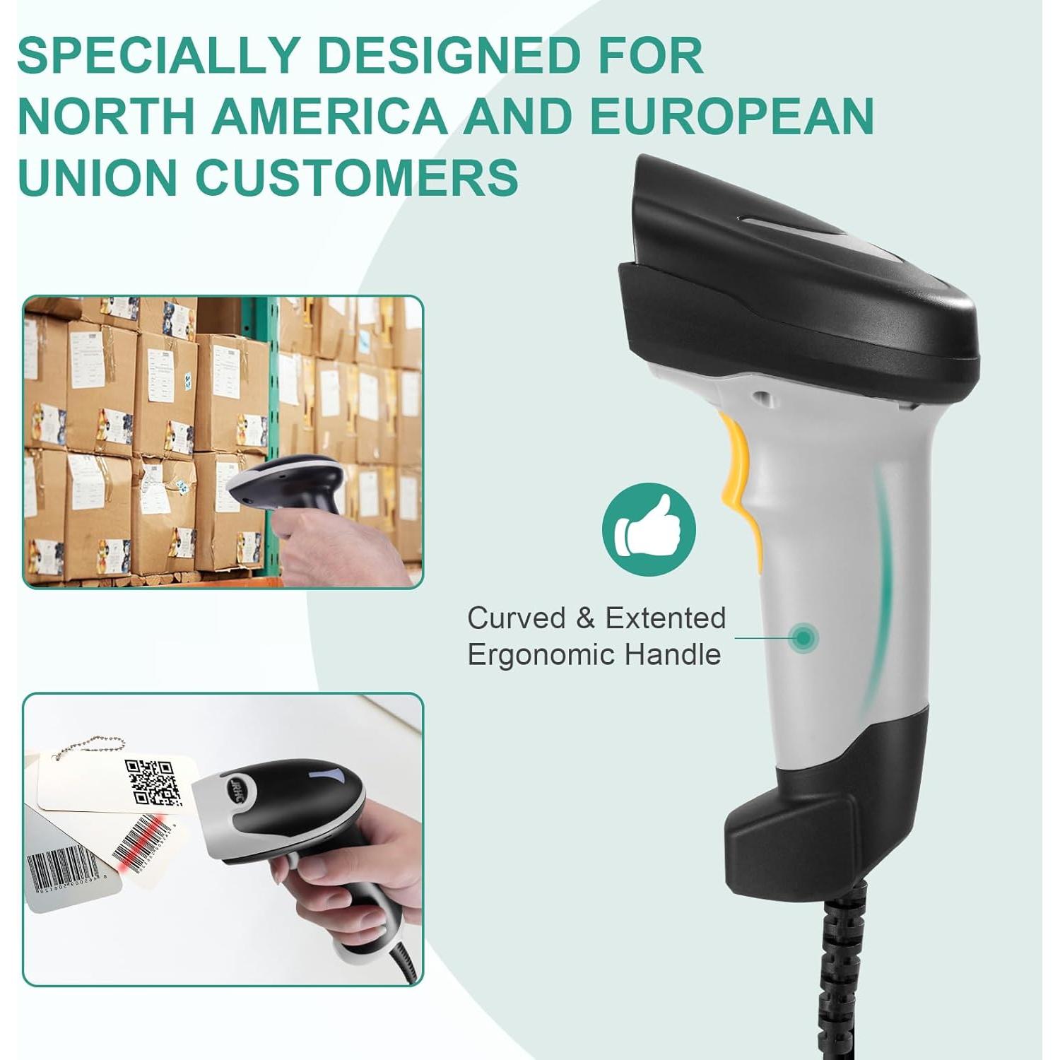 Escáner de Código de Barras ONEWSCAN USB 1D 2D Automático