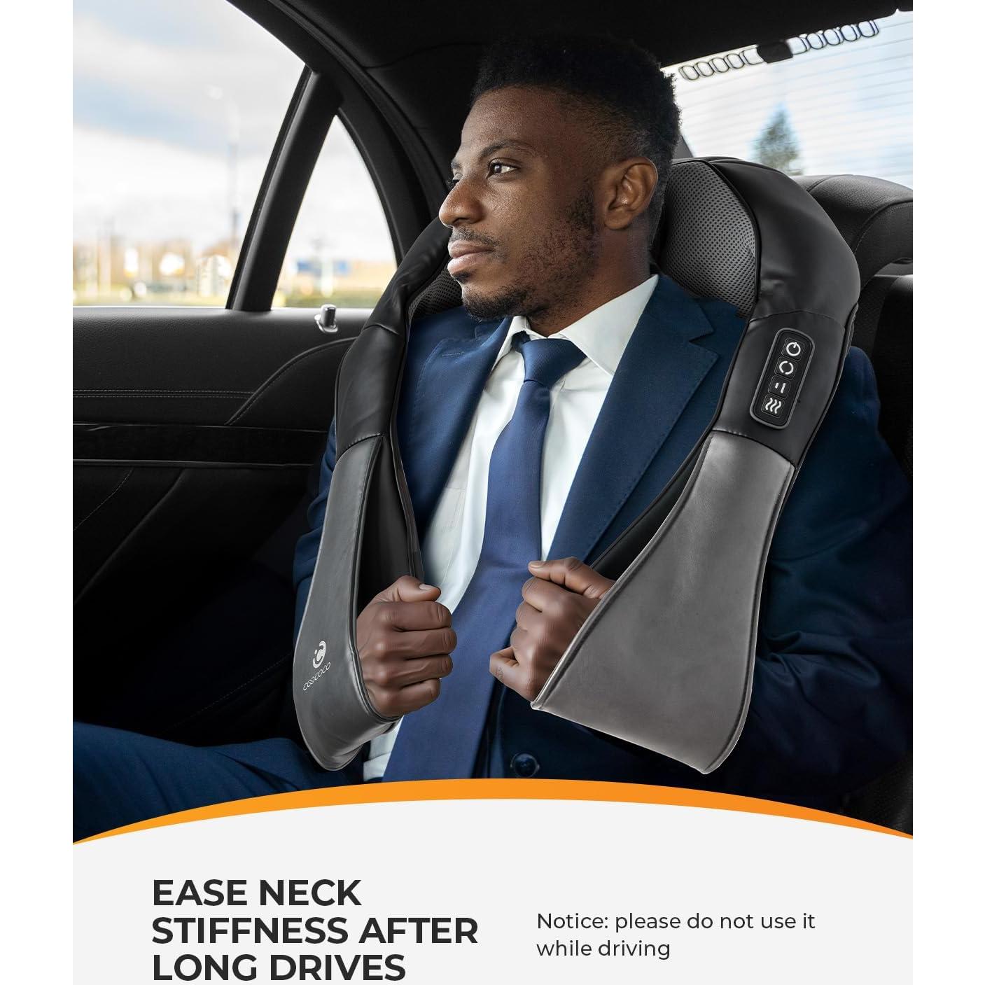 Masajeador de Cuello y Espalda CooCoCo Shiatsu 3D con Calor