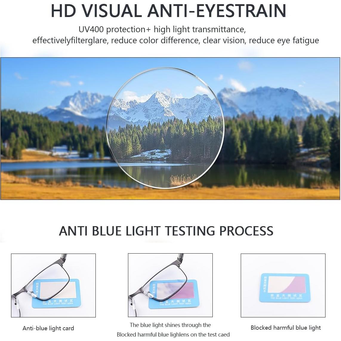 Gafas de Sol Photochromic YIMI -3.0 UV400 Anti Luz Azul