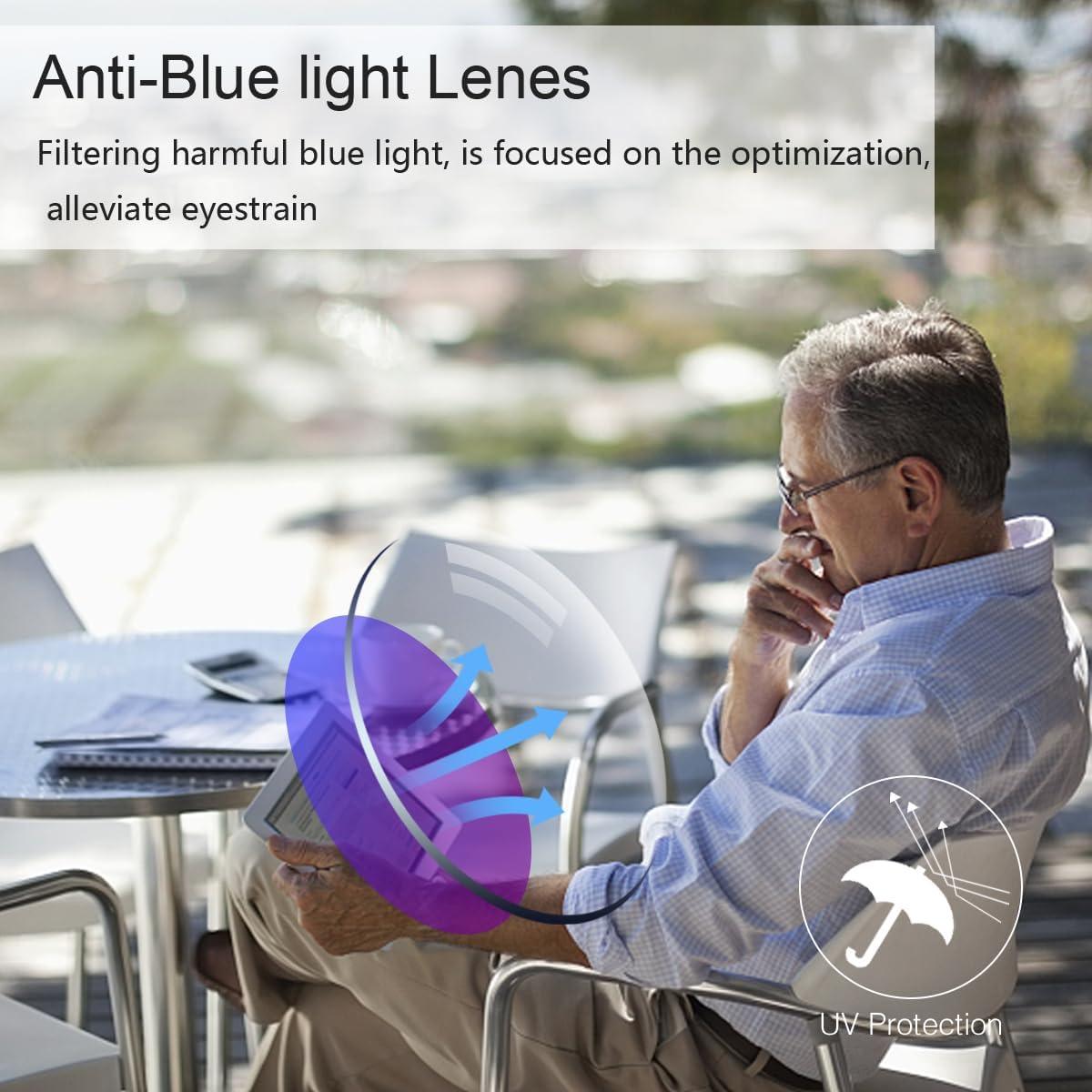 Gafas de Sol Photochromic YIMI -3.0 UV400 Anti Luz Azul