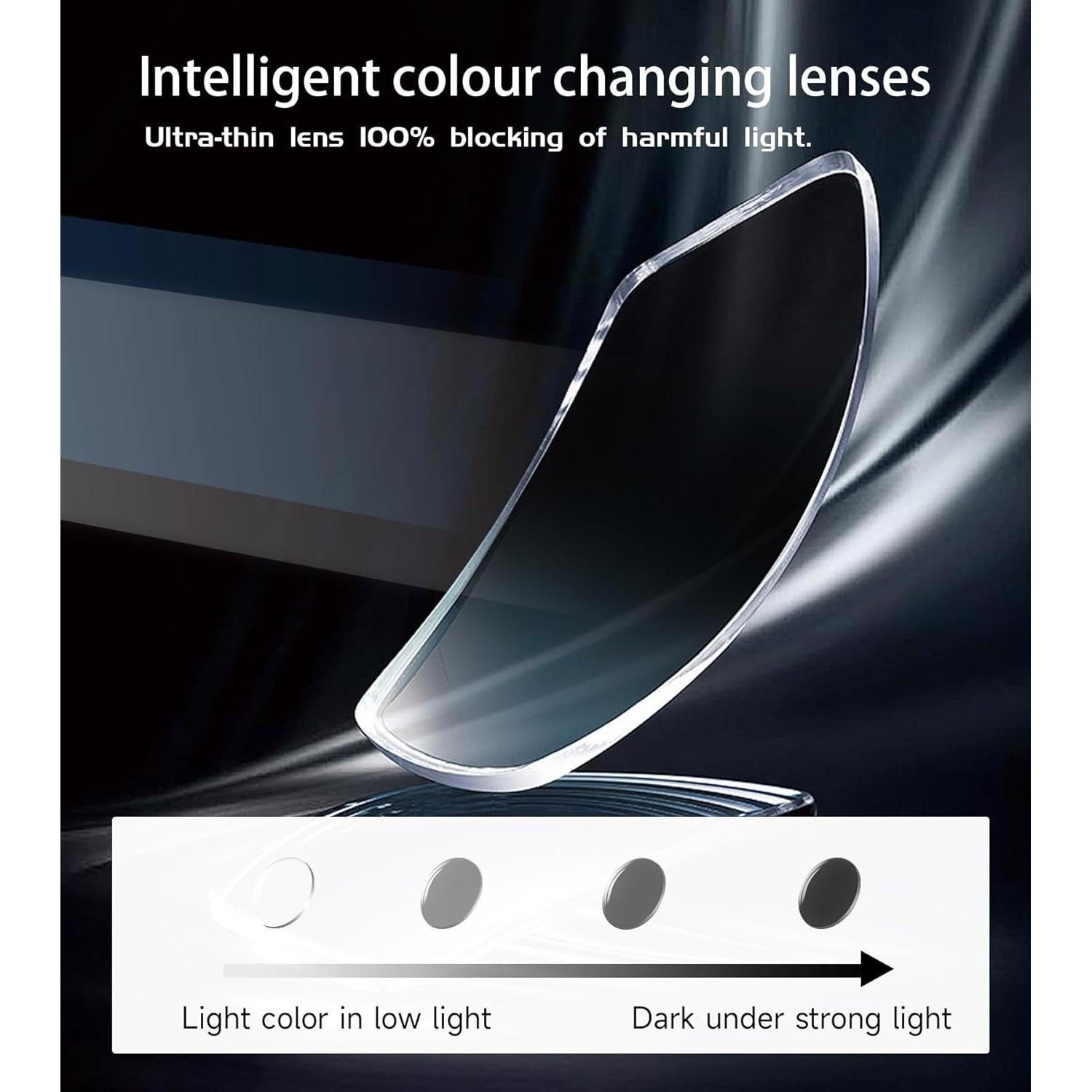 Gafas de lectura bifocales SKYOAK fotoquímicas UV400 azul