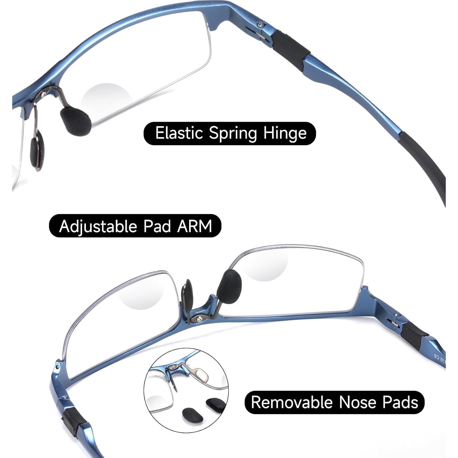 Gafas de lectura bifocales SKYOAK fotoquímicas UV400 azul