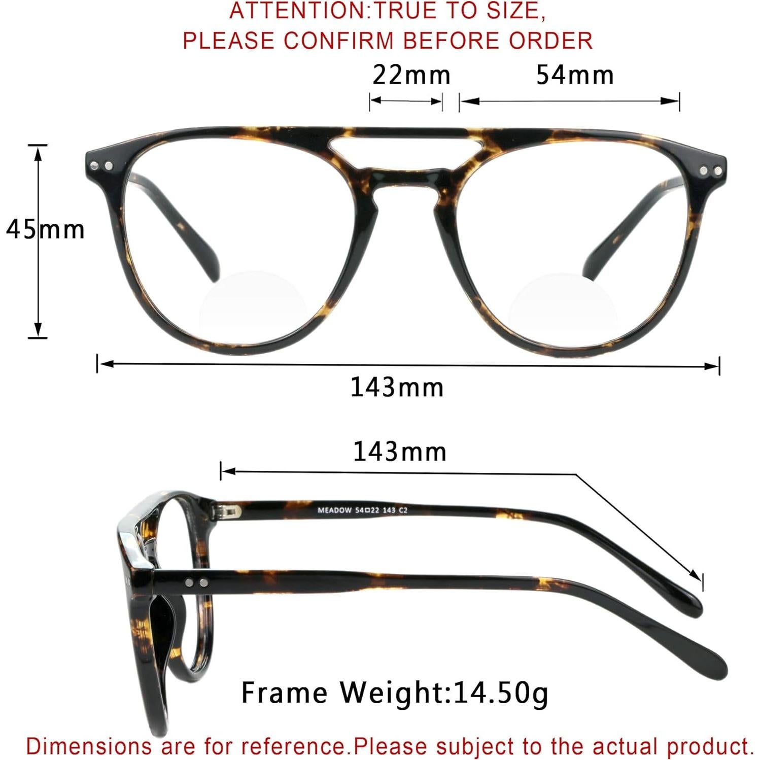 Gafas de lectura bifocal LifeArt 1.75x fotocromáticas