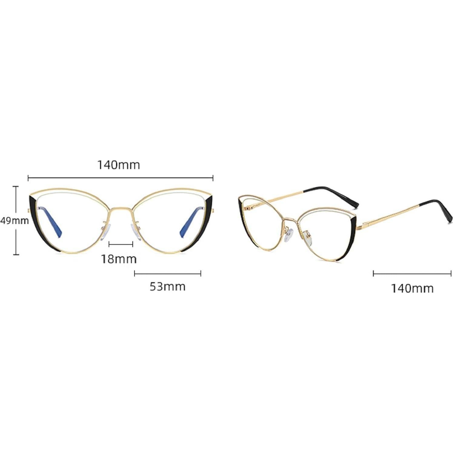 Gafas de lectura bifocales Mincl estilo gato anti-fatiga