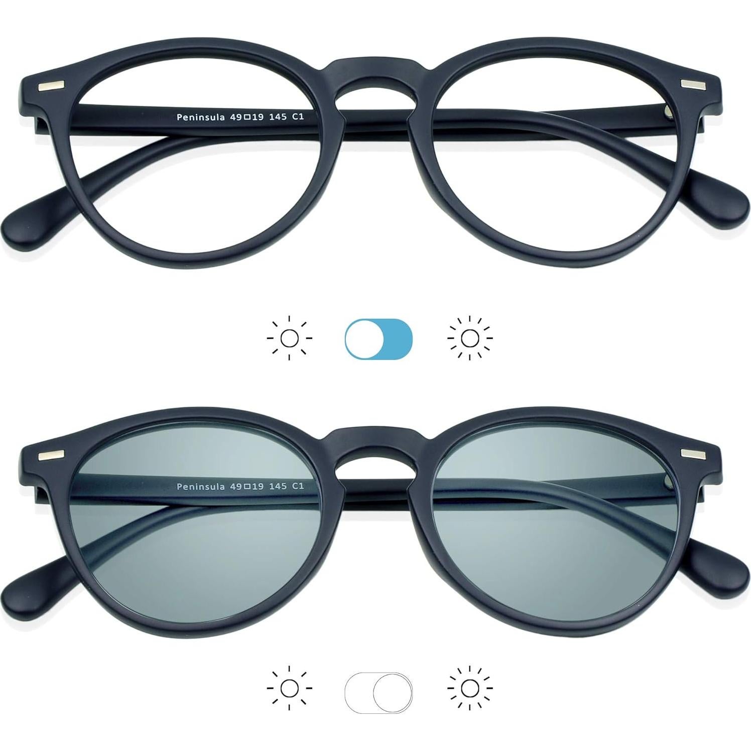 Gafas Bifocales YEIN Grises +0.75/+3.25 para Lectura