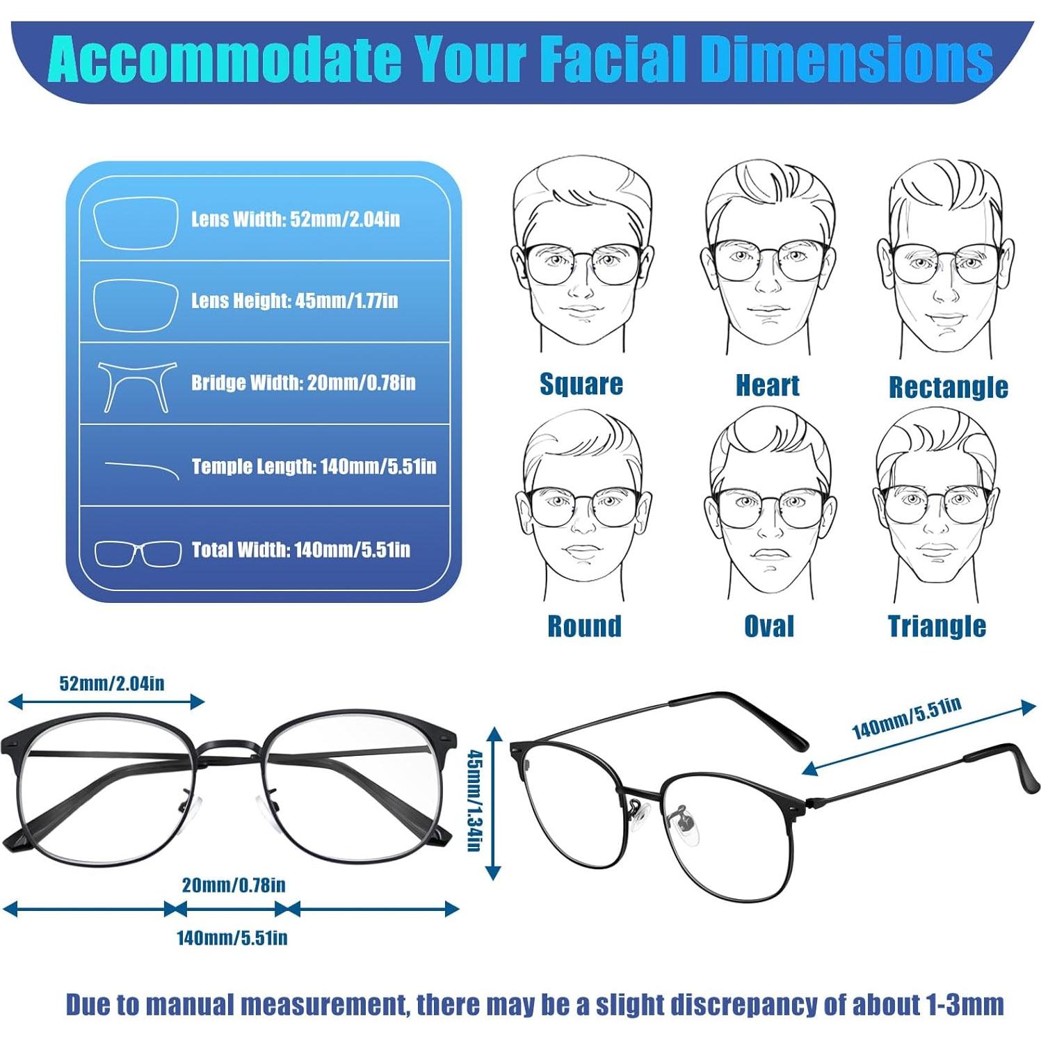 Gafas de lectura progresivas fotocromáticas marca X, 3.5x