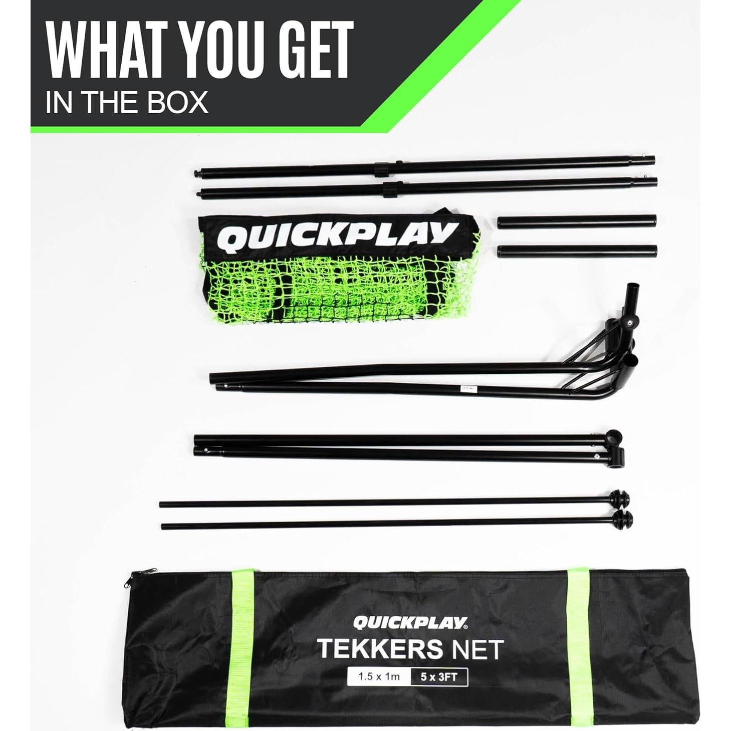 Rebotador de Fútbol QUICKPLAY Tekkers 5x3' Portátil