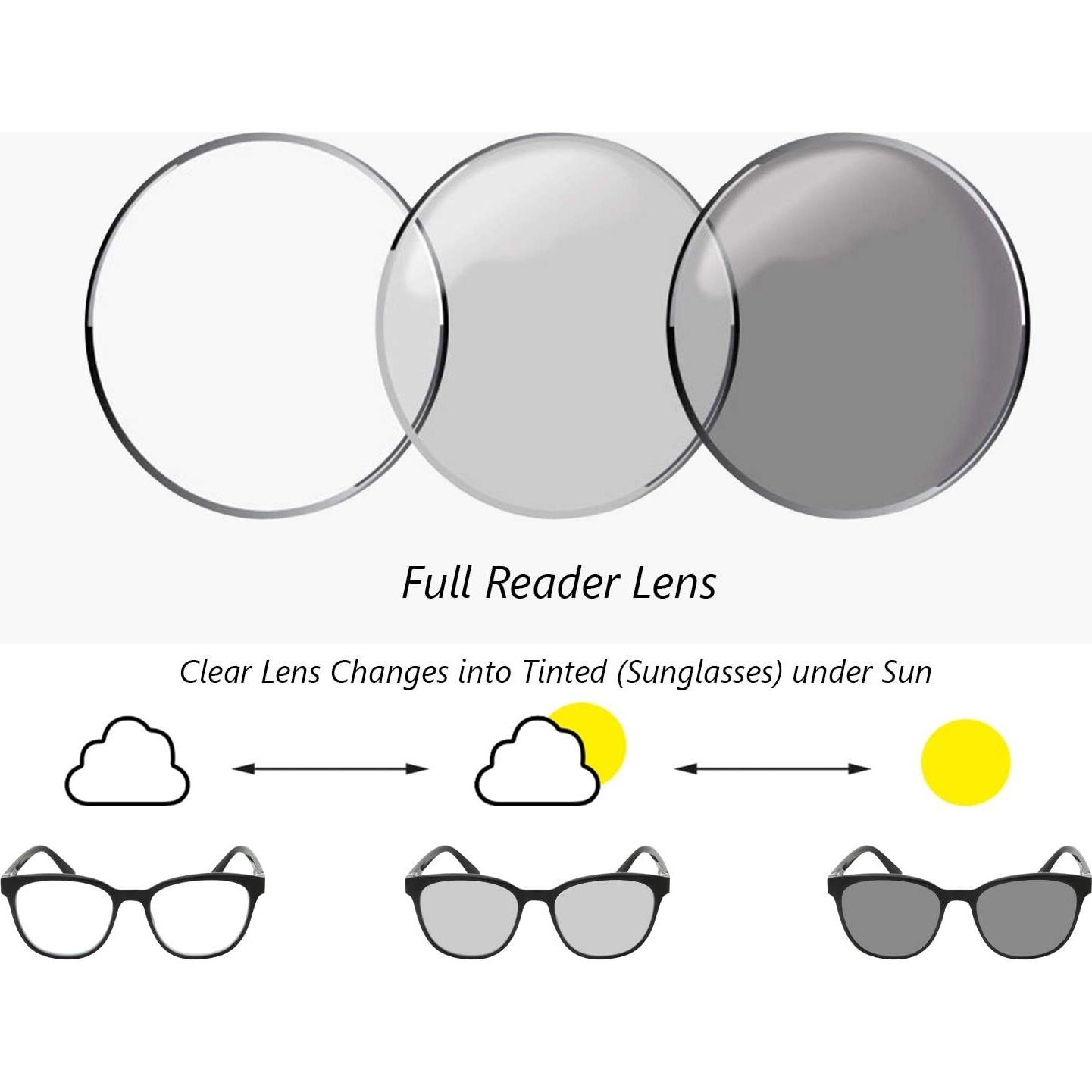 Gafas de lectura foto-cromáticas GrinderPUNCH +1.00 Tortuga