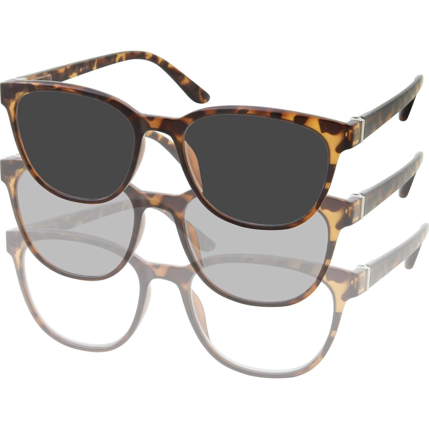 Gafas de lectura foto-cromáticas GrinderPUNCH +1.00 Tortuga