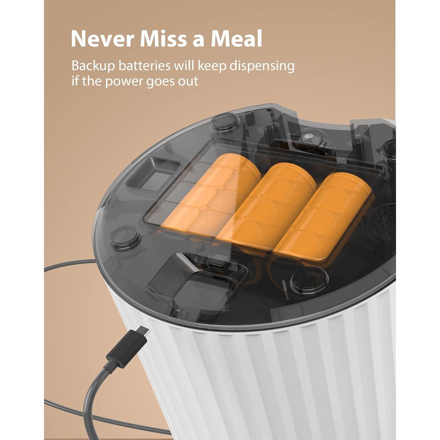 Dispensador Automático de Comida Petory F01 4L Programable