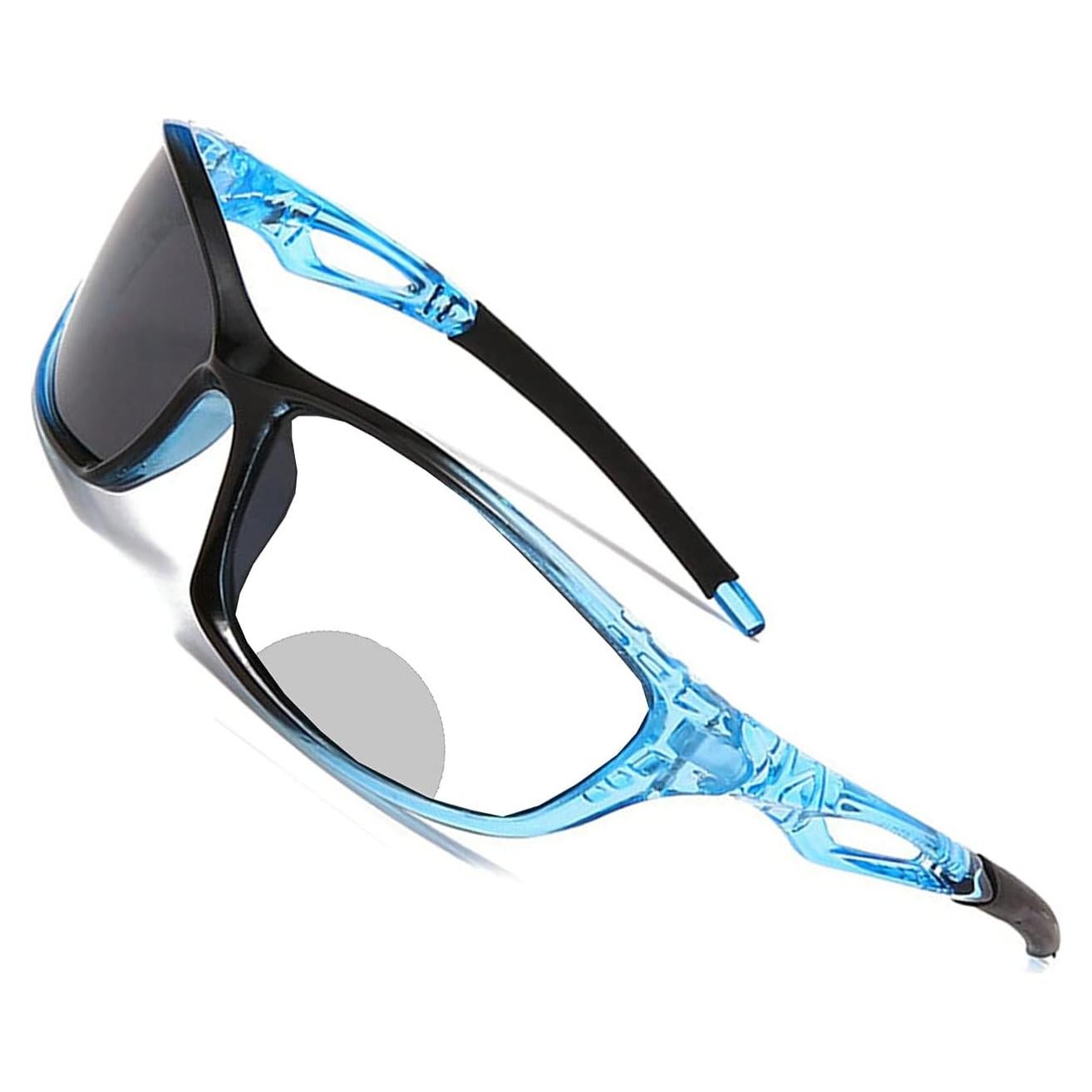 Gafas de lectura bifocales fotochromáticas deportivas 200 aumentos