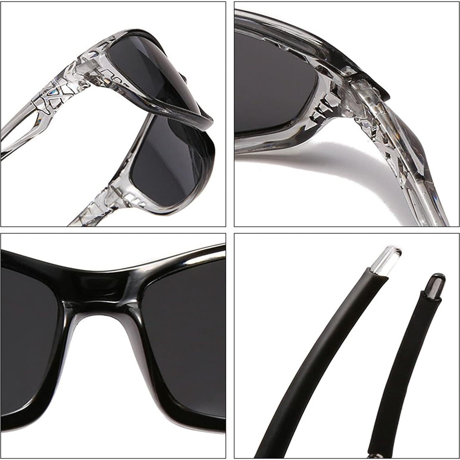 Gafas de lectura bifocales fotochromáticas deportivas 200 aumentos