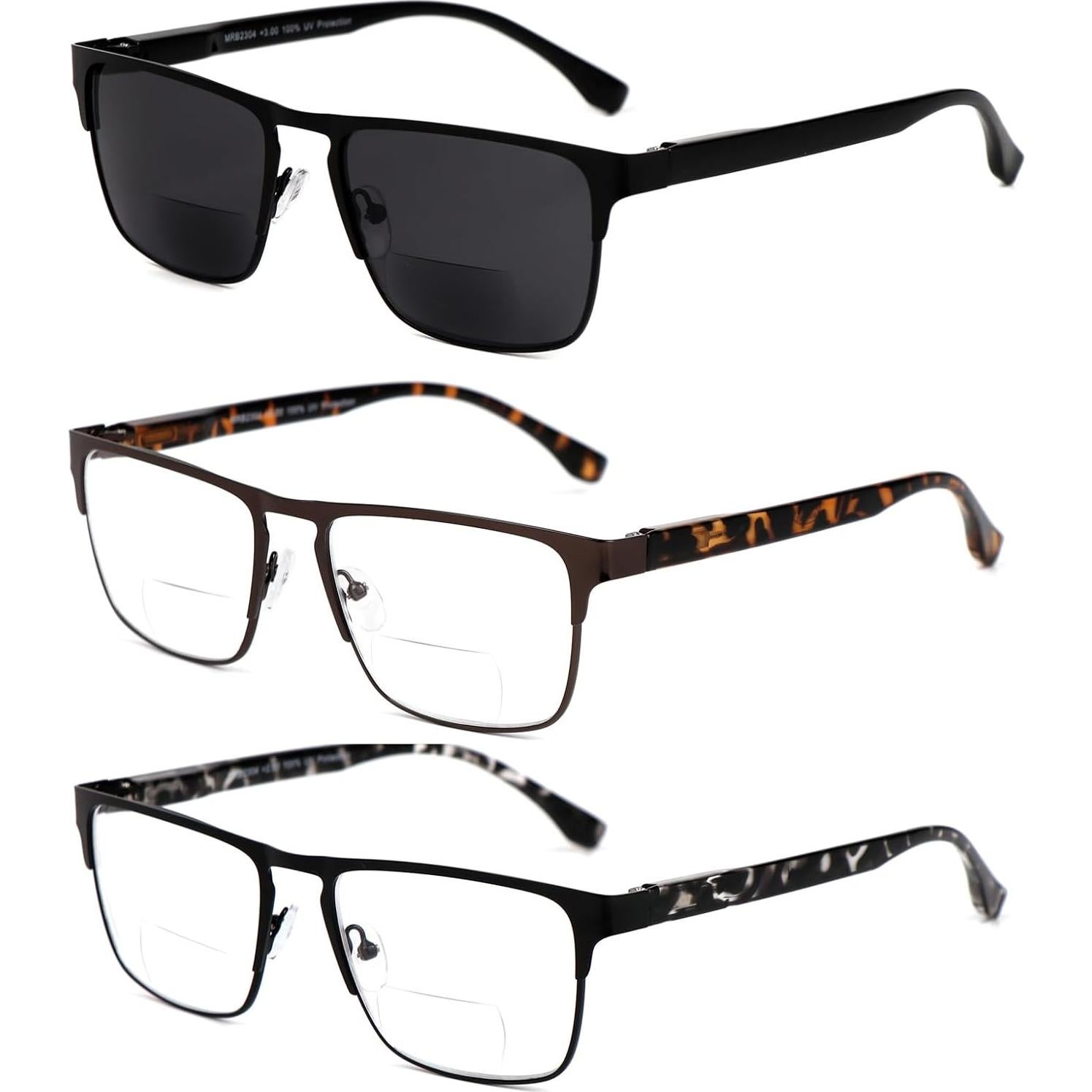 3 Pares de Gafas Bifocales de Sol Ysorriso con Estuche