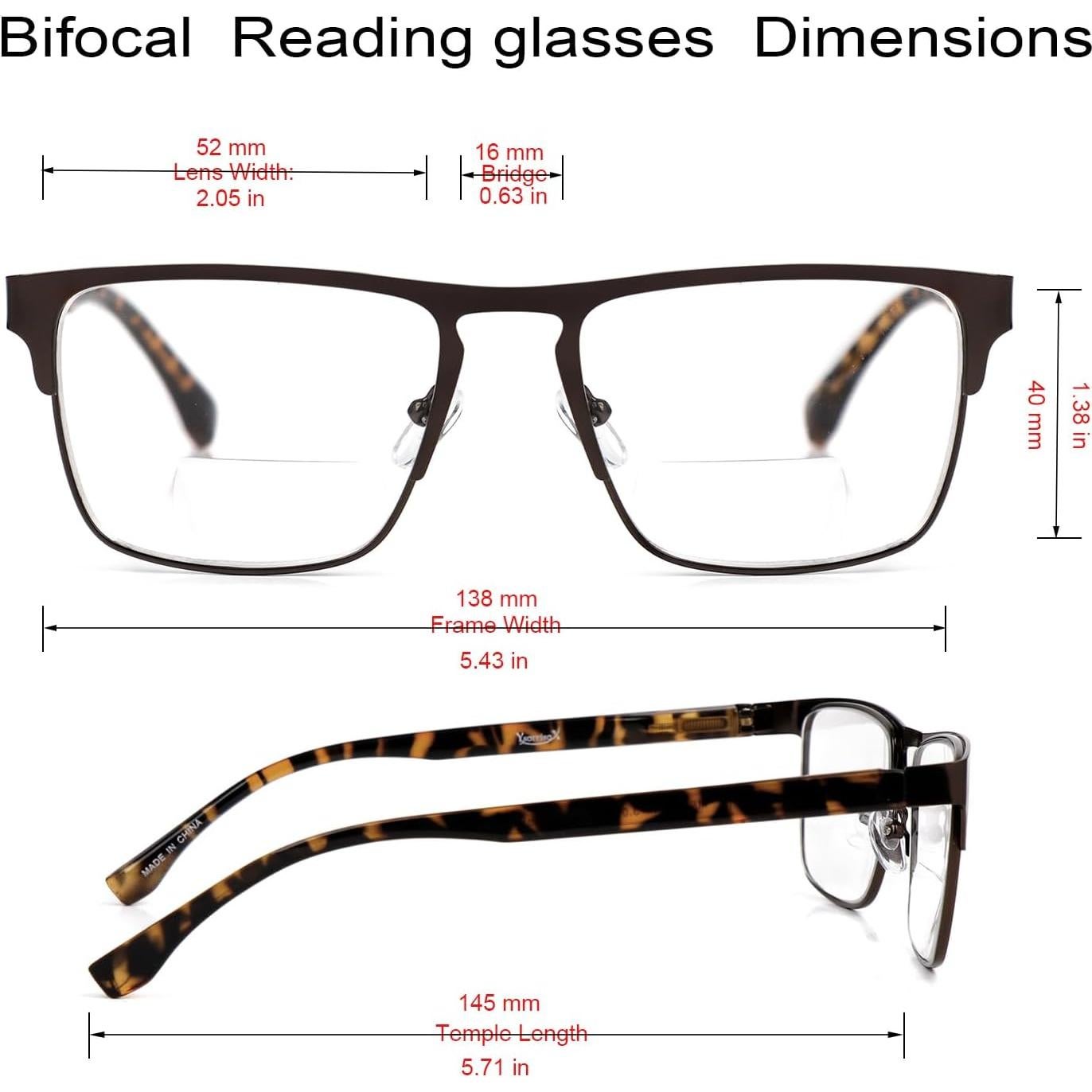 3 Pares de Gafas Bifocales de Sol Ysorriso con Estuche