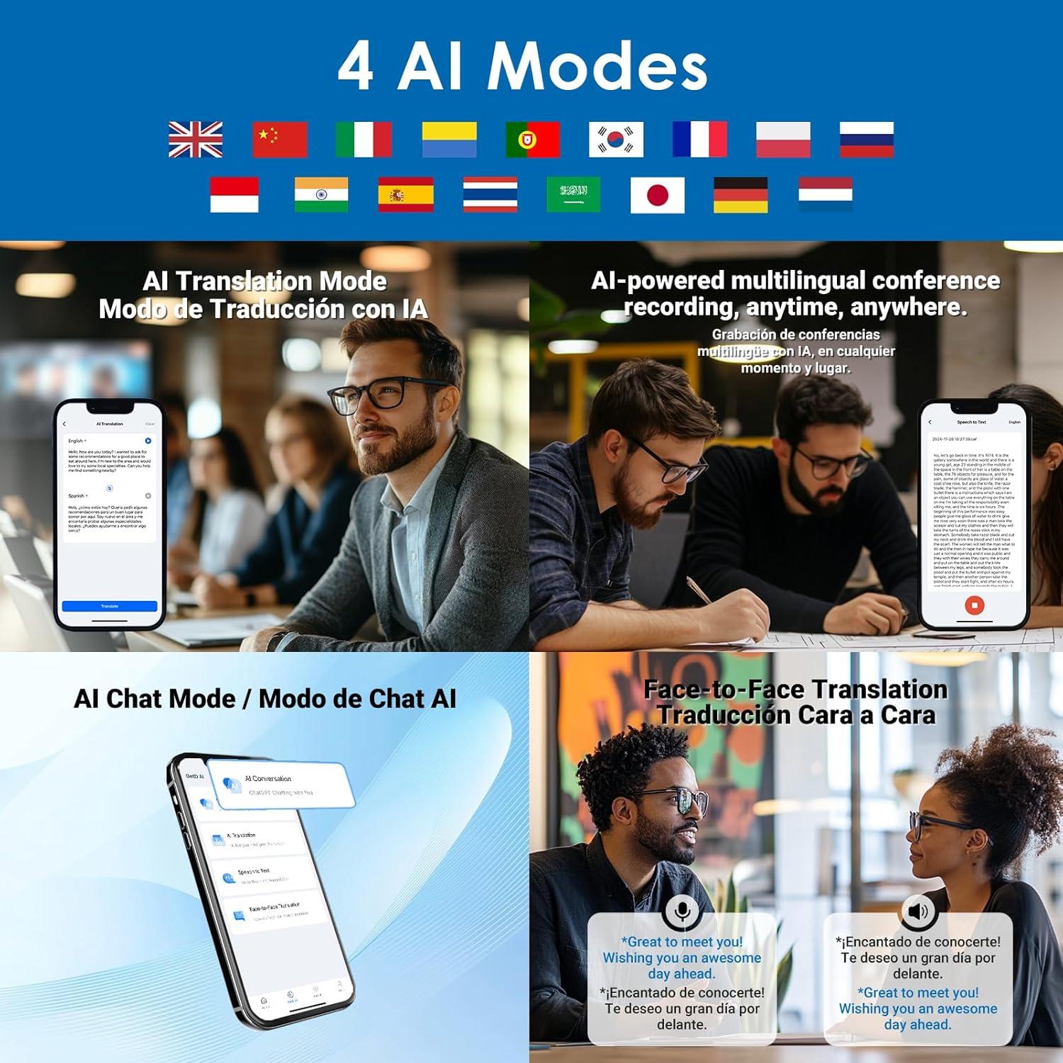 Gafas de sol inteligentes GetD con Bluetooth y UV400