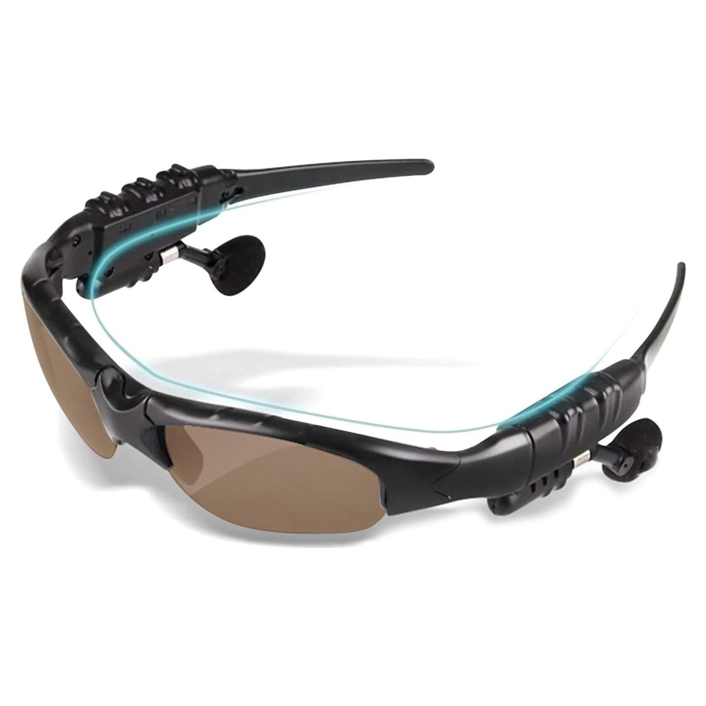 Auriculares Bluetooth TechKen con gafas de sol plegables