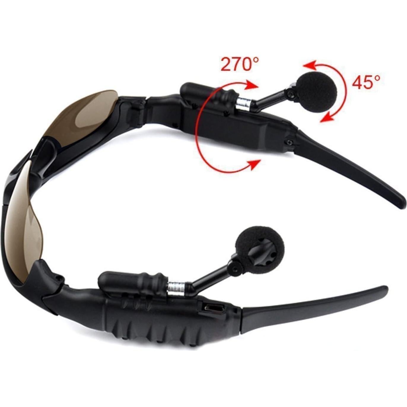 Auriculares Bluetooth TechKen con gafas de sol plegables