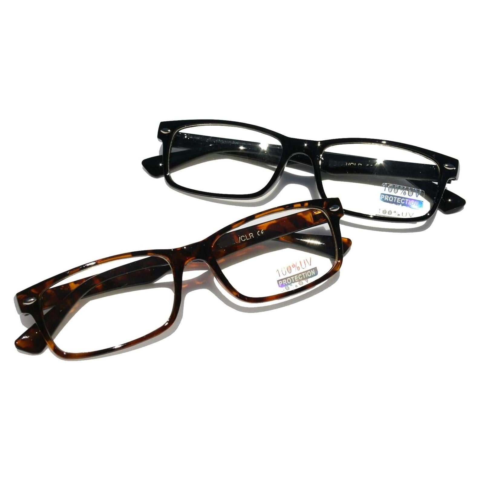 Gafas Rectangulares Vision World 140mm Lentes Claros