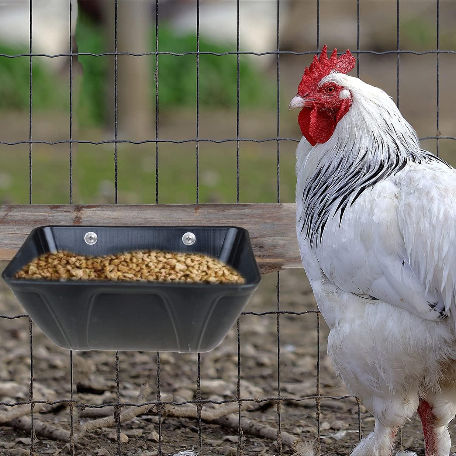 Comedero Colgante ATKSKYO para Gallinas y Ganado 3.79L