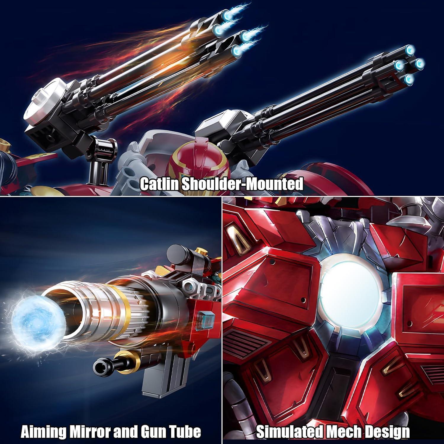 Juego de Bloques Robot Mech Transformador HIGH GODO 588 Piezas