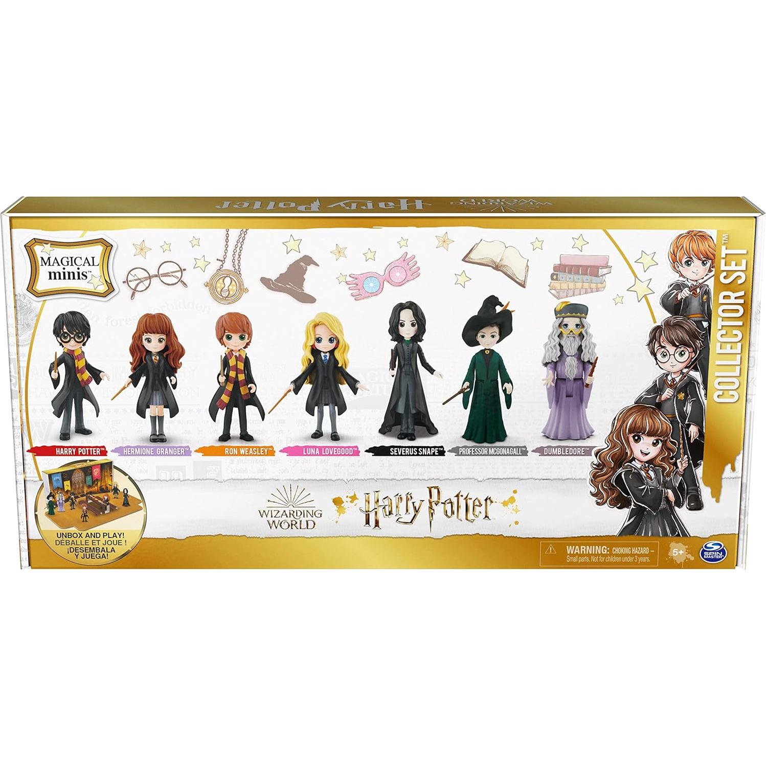 Set Coleccionista Harry Potter 7 Figuras 3" Spin Master
