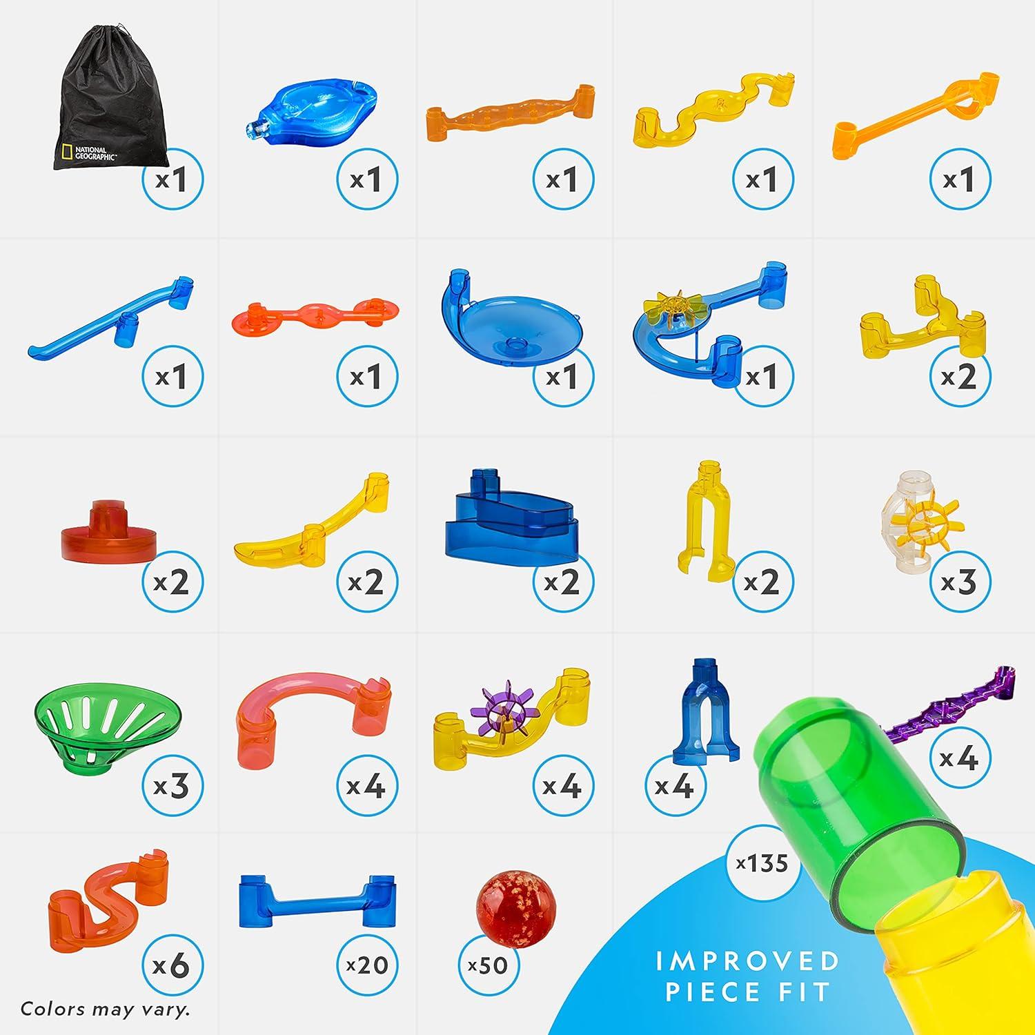 Juego de Canicas Brillantes National Geographic 250 Piezas