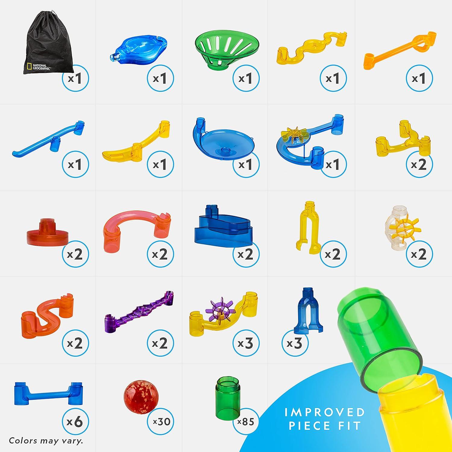 NATIONAL GEOGRAPHIC Set de Canicas Brillantes 150 Piezas